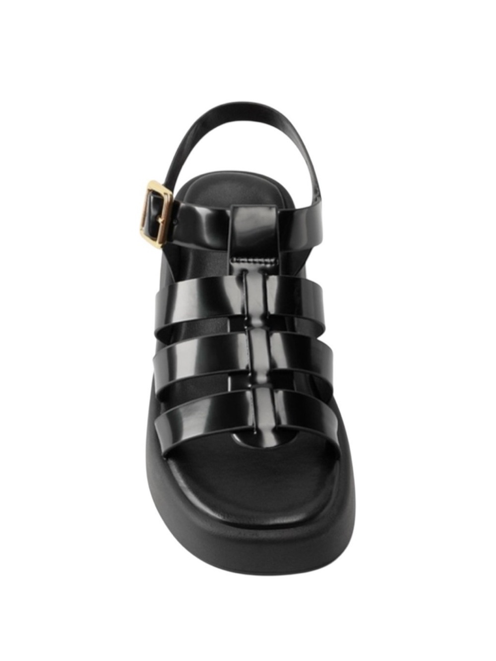 NIB Black Gladiator Platform Sandal - Dream Pairs. Women’s size 6.5